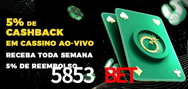 Promoções do cassino ao Vivo 5853 bet